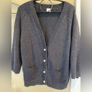 CAbi Women's Charcoal Cardigan Sweater